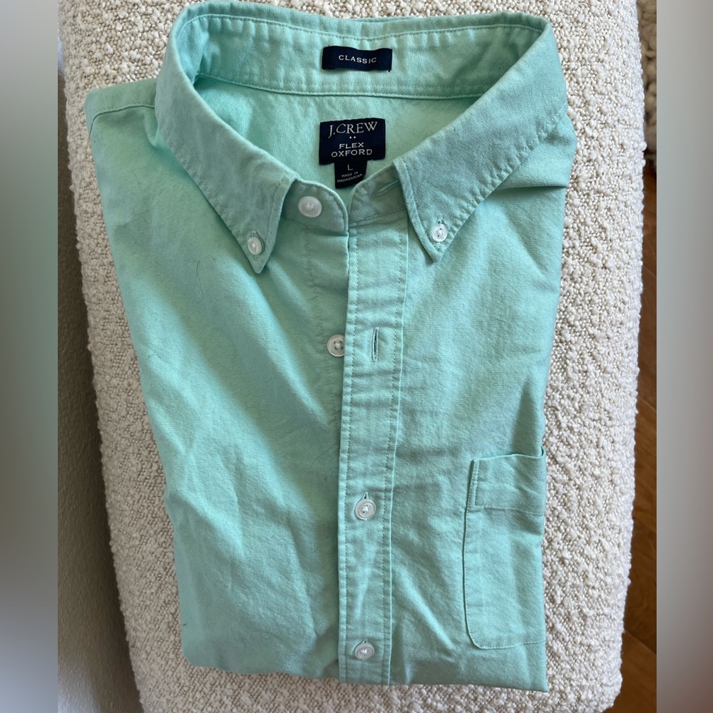 NWOT J. Crew Flex Oxford